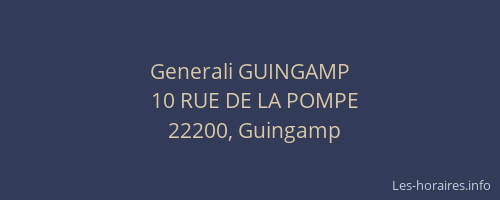 Generali GUINGAMP
