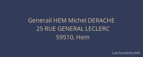 Generali HEM Michel DERACHE