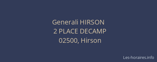 Generali HIRSON