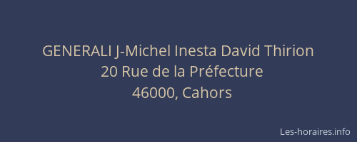 GENERALI J-Michel Inesta David Thirion