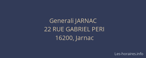 Generali JARNAC