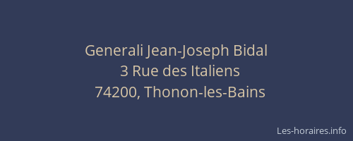 Generali Jean-Joseph Bidal