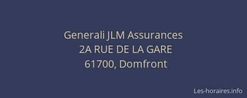 Generali JLM Assurances