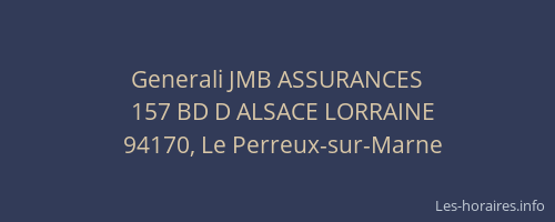 Generali JMB ASSURANCES