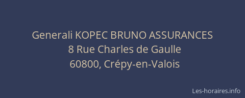 Generali KOPEC BRUNO ASSURANCES