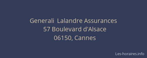 Generali  Lalandre Assurances