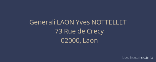 Generali LAON Yves NOTTELLET