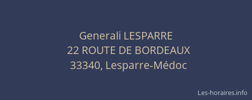 Generali LESPARRE