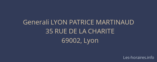 Generali LYON PATRICE MARTINAUD