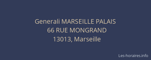 Generali MARSEILLE PALAIS