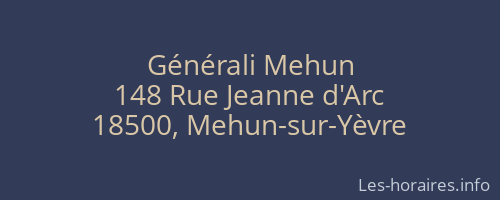 Générali Mehun