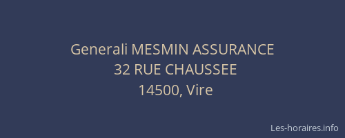 Generali MESMIN ASSURANCE