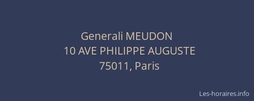 Generali MEUDON