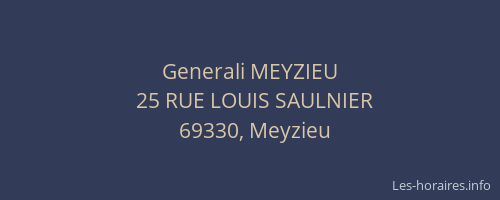 Generali MEYZIEU