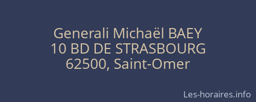 Generali Michaël BAEY