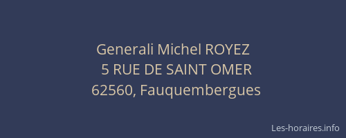 Generali Michel ROYEZ