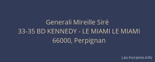 Generali Mireille Siré