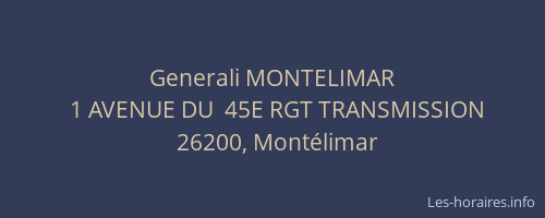 Generali MONTELIMAR