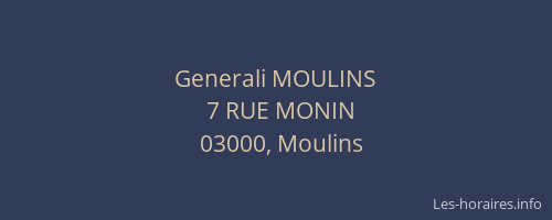 Generali MOULINS