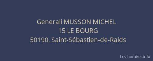 Generali MUSSON MICHEL
