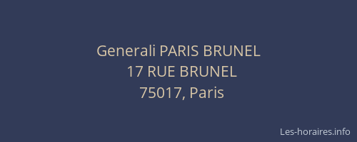Generali PARIS BRUNEL