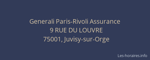 Generali Paris-Rivoli Assurance