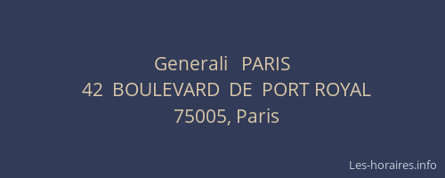 Generali   PARIS