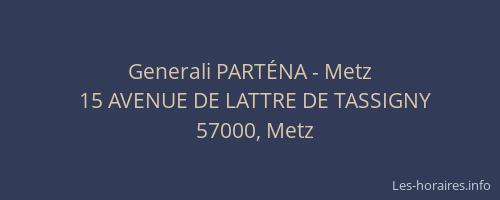 Generali PARTÉNA - Metz