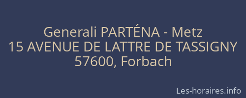Generali PARTÉNA - Metz