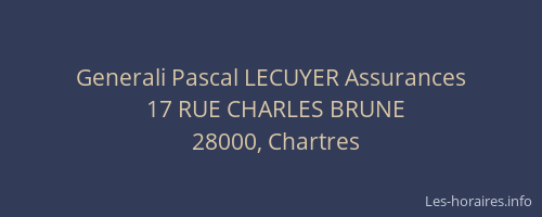 Generali Pascal LECUYER Assurances