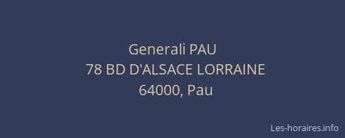 Generali PAU