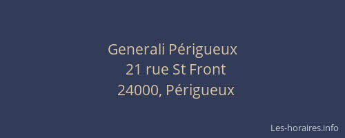 Generali Périgueux