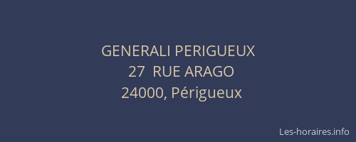 GENERALI PERIGUEUX