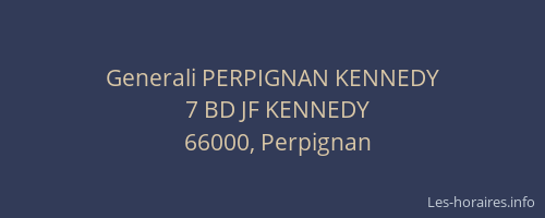 Generali PERPIGNAN KENNEDY