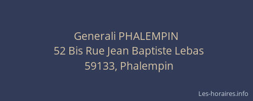 Generali PHALEMPIN