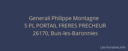 Generali Philippe Montagne