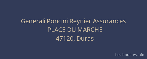 Generali Poncini Reynier Assurances