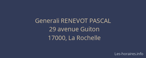 Generali RENEVOT PASCAL