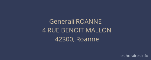 Generali ROANNE