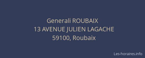 Generali ROUBAIX