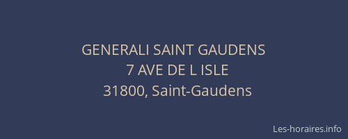 GENERALI SAINT GAUDENS