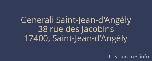 Generali Saint-Jean-d'Angély