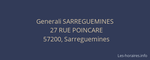 Generali SARREGUEMINES