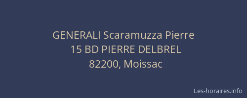 GENERALI Scaramuzza Pierre
