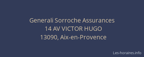Generali Sorroche Assurances