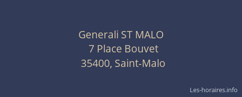 Generali ST MALO