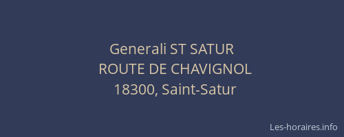 Generali ST SATUR
