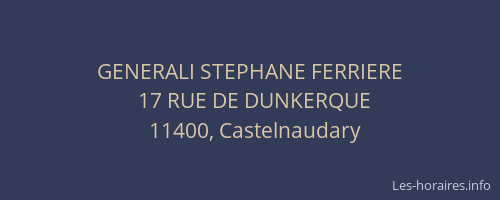 GENERALI STEPHANE FERRIERE