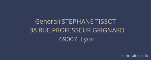 Generali STEPHANE TISSOT