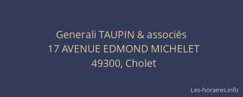 Generali TAUPIN & associés